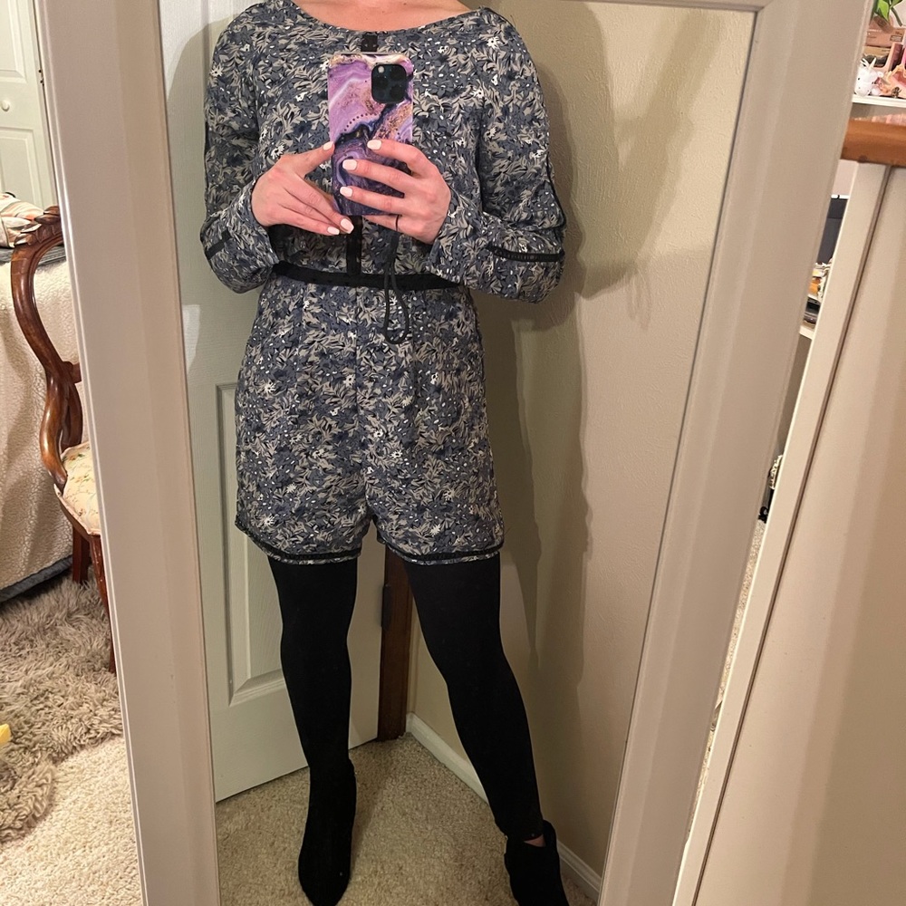 Anthro Floral Romper 🌸